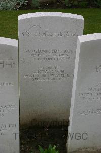 Lillers Communal Cemetery - Binda Singh, 